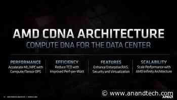 AMD Unveils CDNA GPU Architecture: A Dedicated GPU Architecture for Data Centers - AnandTech