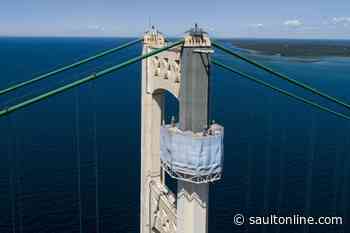 Mackinac Bridge painting project wins third award