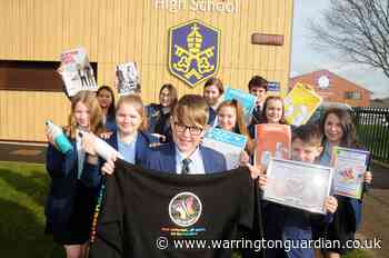 St Gregory's Catholic High School pupils leave positive footprint