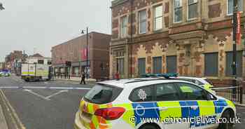 Man arrested after allegedly entering Sunderland police station with metal baton