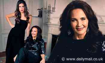 Wonder Woman star Lynda Carter, 68, poses with her mini-me daughter, 29