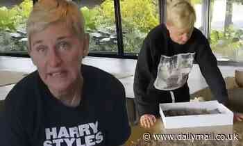 Ellen DeGeneres hilariously documents her attempts to complete a 4,000 piece puzzle