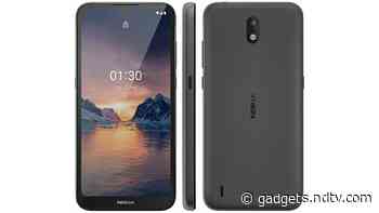 Nokia 1.3 Render Leak Shows Waterdrop Notch Display, Single Rear Camera