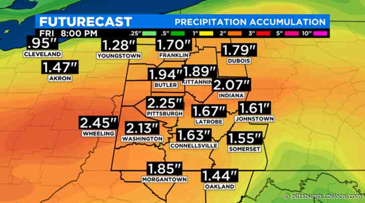 Pittsburgh Weather: Temperatures Rising, Heavy Rain Rolling In