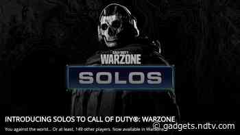 Call of Duty: Warzone Adds New Solos Mode Allowing Players to Drop in Alone