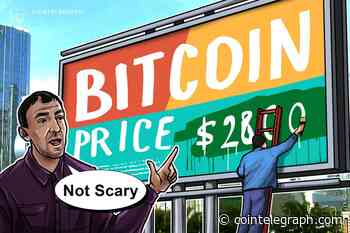 Bitcoin Price Hitting $2.8K ‘Not Scary’ Before May Halving — Tone Vays