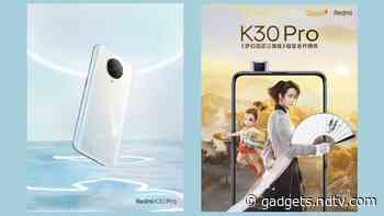 Redmi K30 Pro White Colour Option Revealed, Pop-Up Selfie Camera and Other Details Confirmed