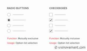 Why Radio Buttons and Checkboxes Can’t Co-Exist