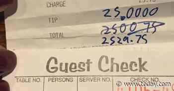 Customer's $2,500 tip leaves servers in tears as Ohio announces statewide closures