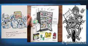 Edmonton illustrator launches #StayHomeAndDrawYeg to keep COVID-19 isolation at bay