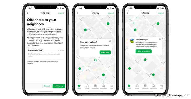 Nextdoor adds features to help neighbors during the coronavirus crisis