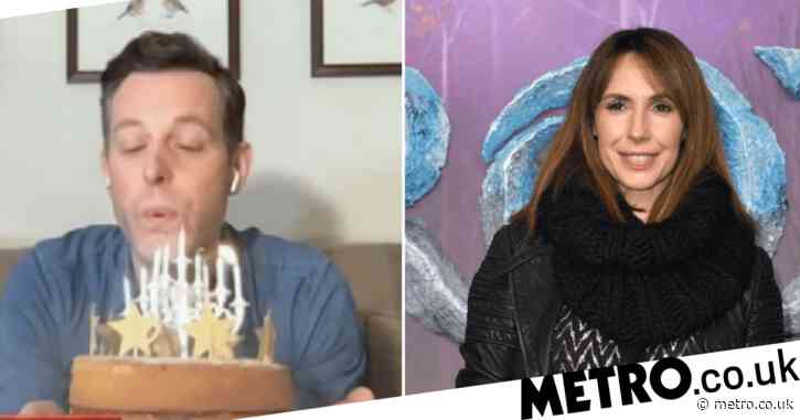 The One Show’s Matt Baker bakes Alex Jones birthday cake as he continues coronavirus quarantine