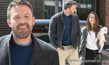 Ben Affleck and new girlfriend Ana de Armas make a quick coffee run during LA coronavirus lock-down