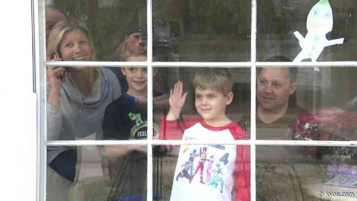 ‘Honk For The Birthday Boy’: Celebrating in self isolation