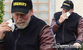Arnold Schwarzenegger, 72, appears under the weather on a bicycle ride