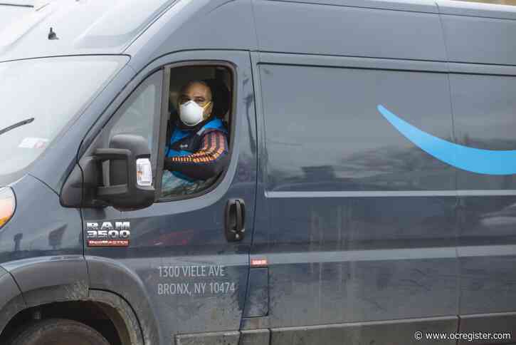 Coronavirus angst: Amazon drivers get 1 wipe to clean vans