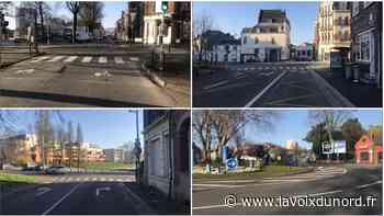 À vélo dans Arras, une ville quasi déserte et un rond-point « tchèque » sans danger (vidéo) - La Voix du Nord