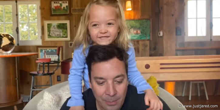Jimmy Fallon's Daughters Crash His Opening Monologue During 'The Tonight Show: Home Edition'