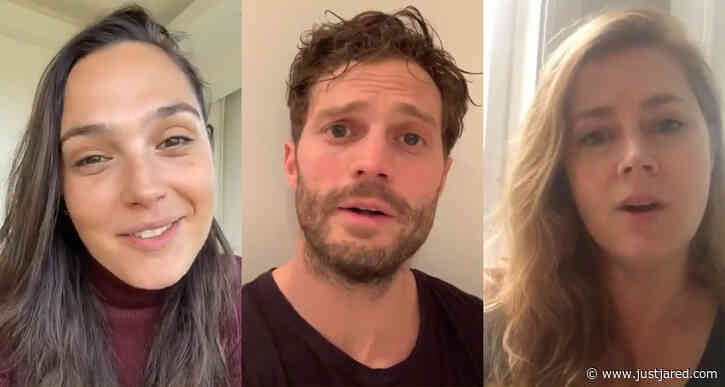 Gal Gadot Teams Up with Jamie Dornan, Amy Adams, More to Sing John Lennon's 'Imagine' on Instagram - Watch!