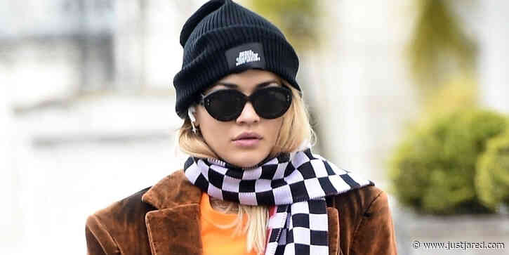 Rita Ora Walks Around London After Music Promo