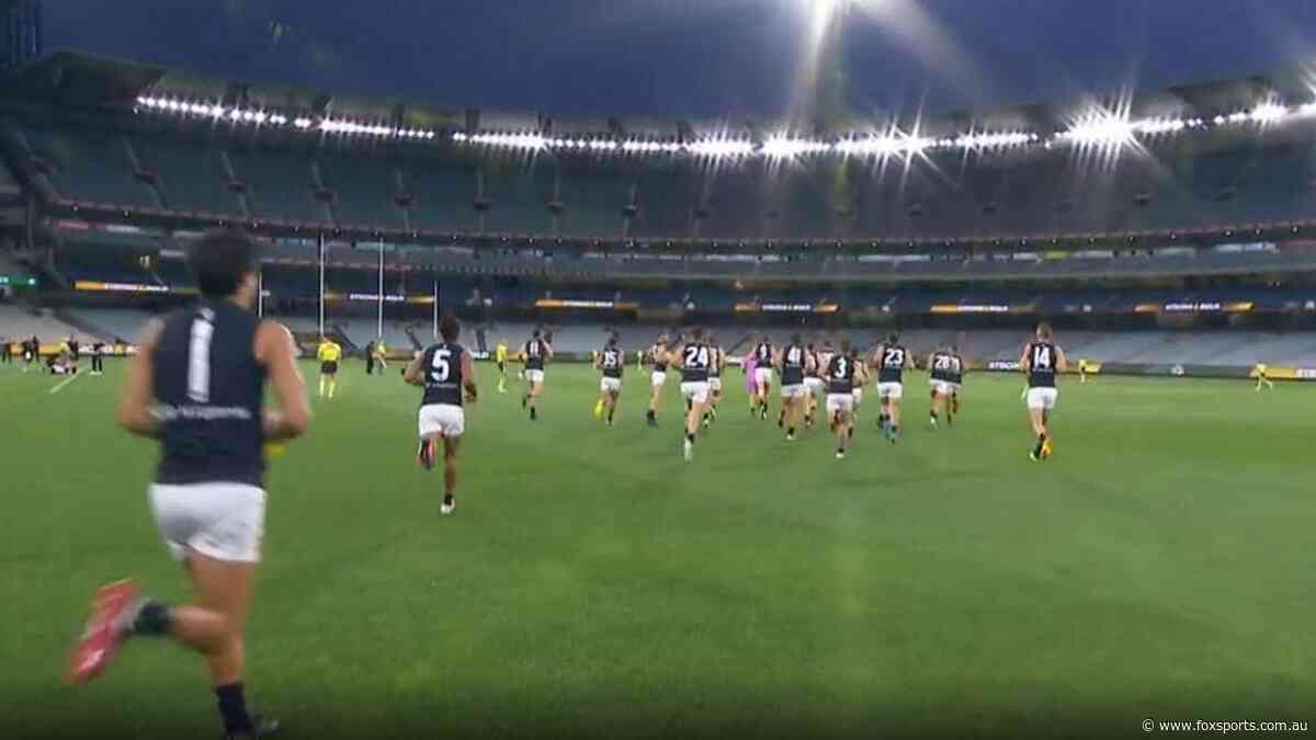 Afl Live It S Officially Weird As Carlton And Richmond Begin 2020 On An Empty Mcg Sport News Australia News Newslocker