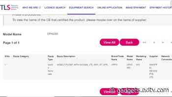 Oppo A12 Spotted on IMDA Certification Website With 4G Support, Might Launch Soon