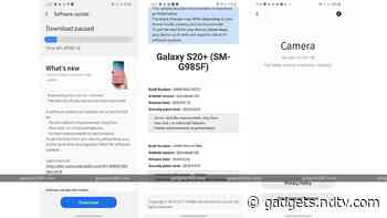 Samsung Galaxy S20+ Update Rolling Out In India, Promises Improved Camera Performance