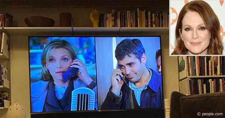Julianne Moore's Family Turns Cleaning the Dishes Into a Mini-Movie as They Self-Isolate Together