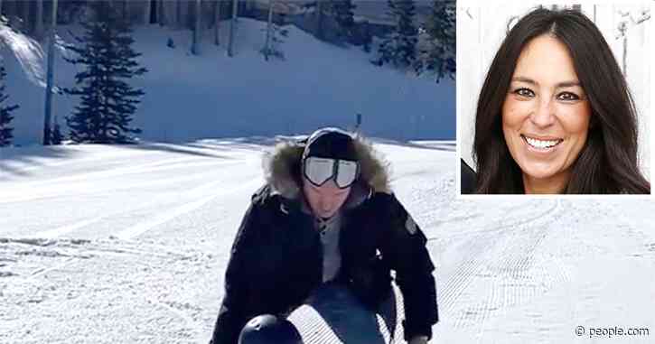 Watch Joanna Gaines' Son Crew, 20 Months, 'Hit the Slopes for the First Time' with Dad Chip