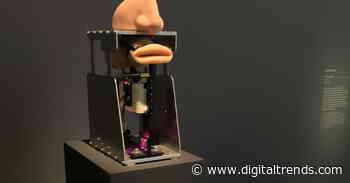 Because 2020’s not crazy enough, a robot mouth is singing A.I. prayers in Paris