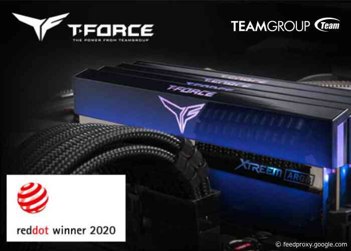 Team T-Force Xtreem Mirror ARGB gaming memory wins Red Dot Design Award 2020