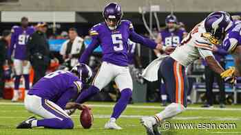 Kicker Bailey agrees to re-sign with Minnesota