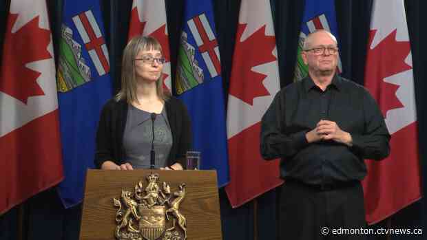 Alberta to issue COVID-19 update at 3:30 p.m.