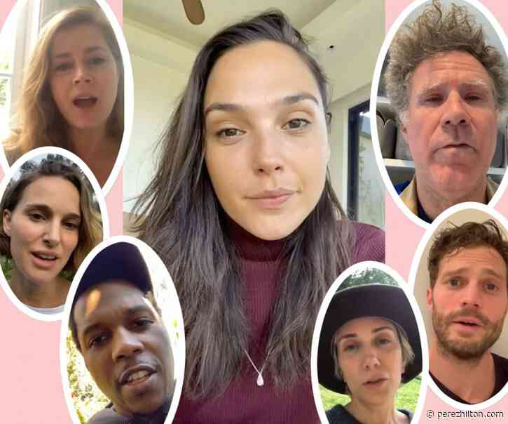 Gal Gadot Gathered Celebs To Sing From Quarantine — And People ROASTED The Hell Out Of It!