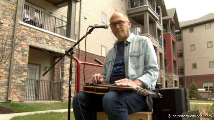 Musician Serenades Senior Residents Locked Down By Coronavirus Outbreak