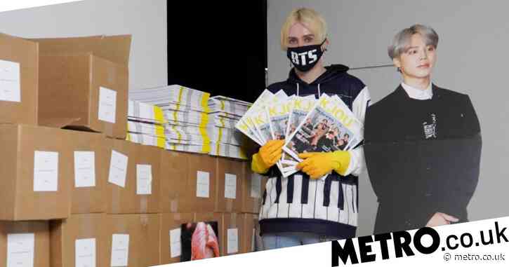 BTS Jimin super fan buys 5000 copies of K-pop magazine to help him get through self-quarantine during outbreak