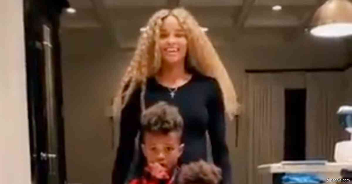 1, 2 Step! Pregnant Ciara and Husband Russell Wilson Take on Tik Tok
