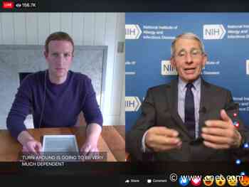 Facebook's Zuckerberg interviews Dr. Fauci: 5 takeaways from the coronavirus chat     - CNET
