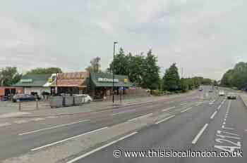 Teenager charged after police officer rammed into metal railing outside Sutton McDonald's