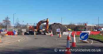 Drivers warned of nightworks at Sunderland's Trimdon Street roundabout