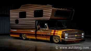 Buy this wild custom 1983 Chevy C30 camper and shelter in style
