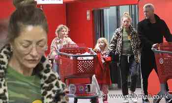 Eric Dane and ex wife Rebecca Gayheart reunite to stock up on groceries