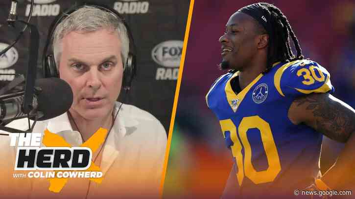 The Rams ate $20M to cut Todd Gurley, will sign with Falcons — Colin Cowherd | NFL | THE HERD - The Herd with Colin Cowherd
