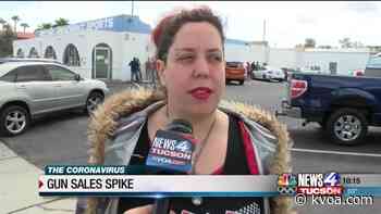 Gun shops in Tucson see spike in firearm purchases amid coronavirus scare