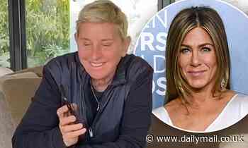 Ellen DeGeneres asks Jennifer Aniston for quarantine tips