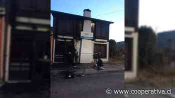 Sede de diputado de RN sufrió un atentado incendiario en Coronel - Cooperativa.cl
