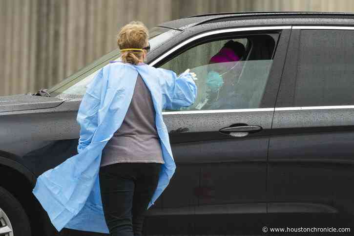 Houston opens first drive-thru testing site, with priority on first responders, health care workers - Houston Chronicle