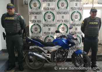 Recuperan motos hurtadas en Tello y Pitalito - Diario del Huila
