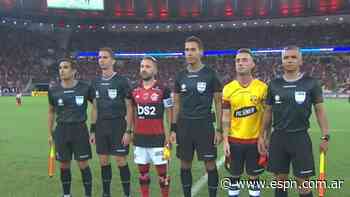 Facundo Tello y Nicolás Lamolina fueron parte del conjunto arbitral que dirigió a Flamengo - ESPN