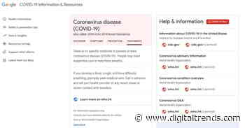 Google launches coronavirus information site, but not as Trump described it